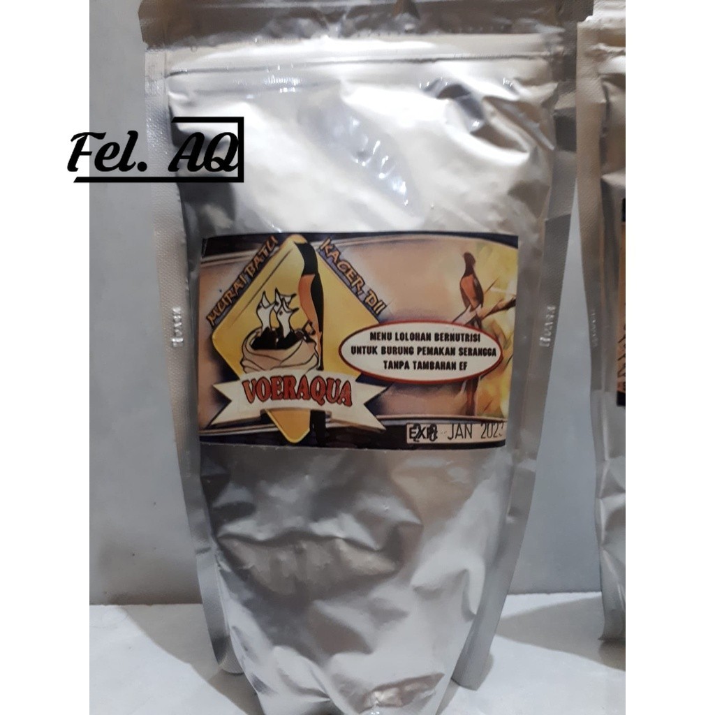 VOER AQUA PAKAN LOLOHAN ANAKAN MURAI BATU TERBAIK DENGAN BUTIRAN BESAR MURAH BERKUALITAS