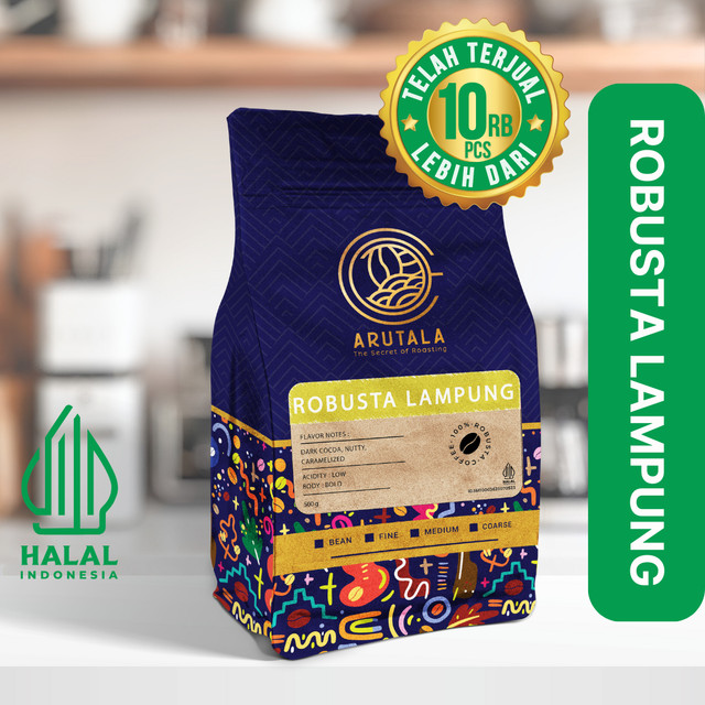 

Arutala - Kopi Lampung Robusta Coffee 500 gram