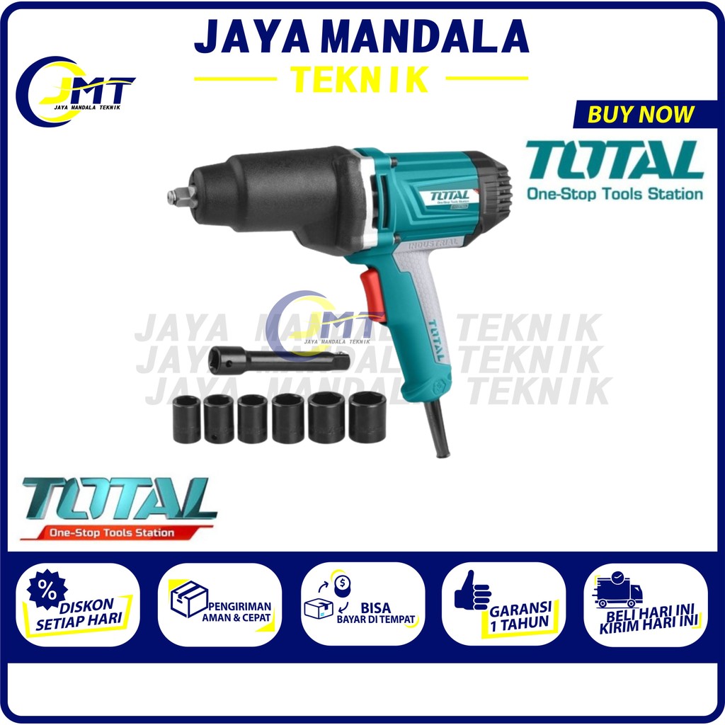 TOTAL TOTAL MESIN PEMBUKA BAUT / IMPACT WRENCH TIW-10101 INPEK LISTRIK