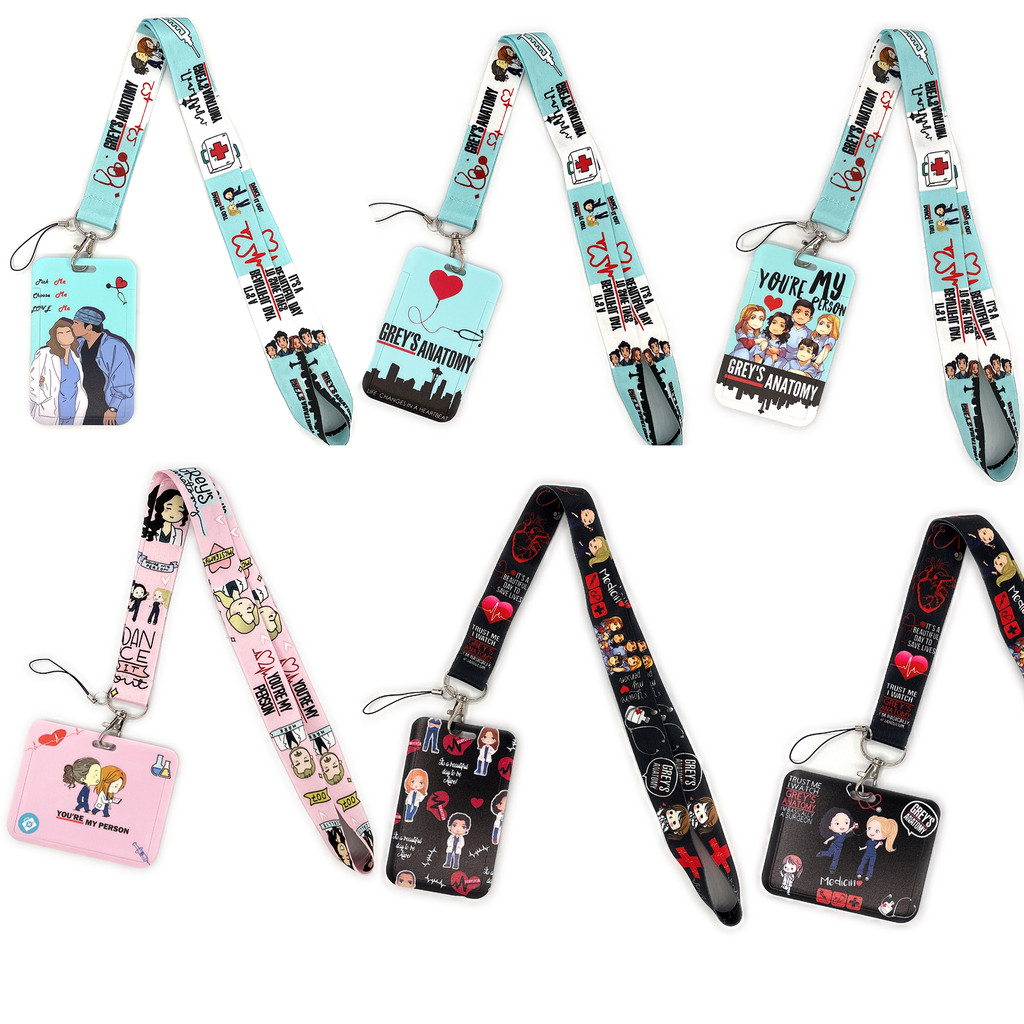 

New Creative Doctor Nurse Lanyards ID Badge Holder Women Card Holders Hang Rope Girls Lanyard Card Case