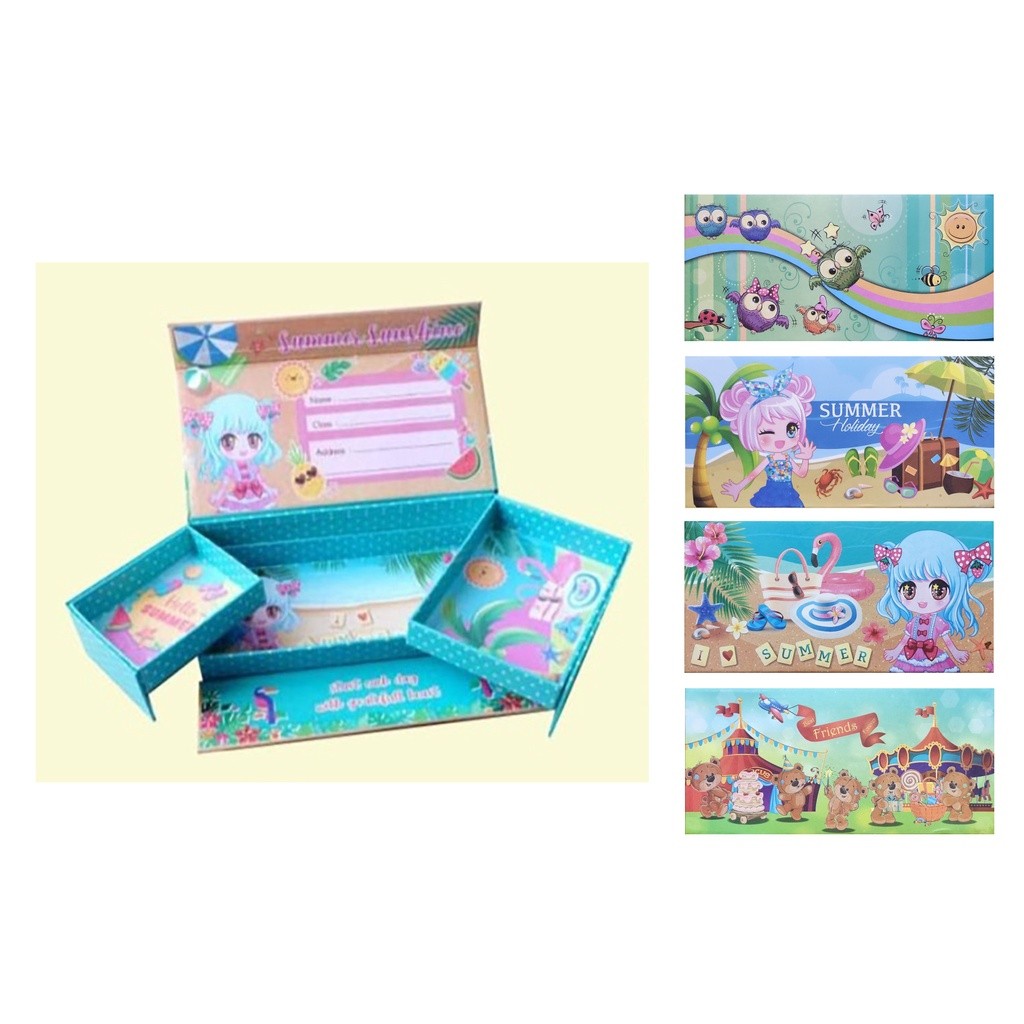 

[MURAH] Kotak Pensil / Pencil 2 Susun Anak Karakter Lucu