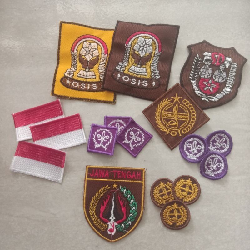 Bordir ATRIBUT PRAMUKA BED BORDIR ( PRAMUKA )