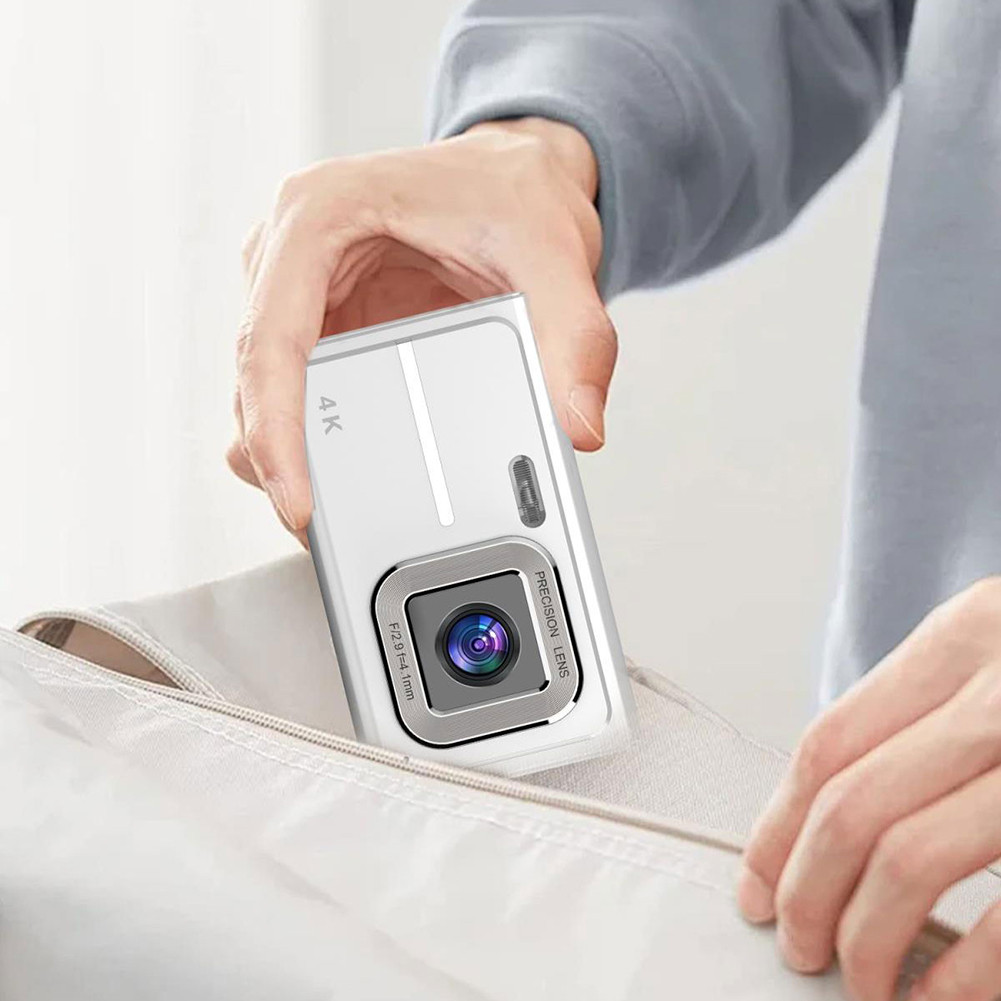 

4K Digital Camera 2.4inch Screen Kids Campus Mini Camera 48MP 1080P HD Auto Focus Vintage Vlog Video Recorder Pography Camera