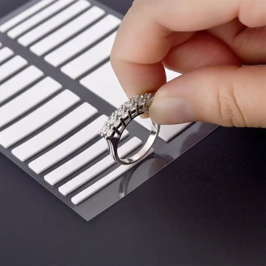 Ring Sizer Adjuster Silicone Alat Pengganjal Cincin Pengecil Ukuran Cincin Ganjalan Cincin Kebesaran