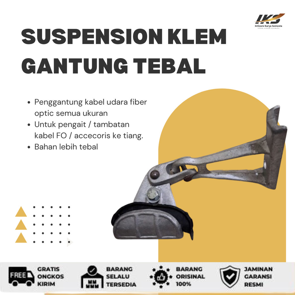 Suspension Klem Gantung Kabel Tebal