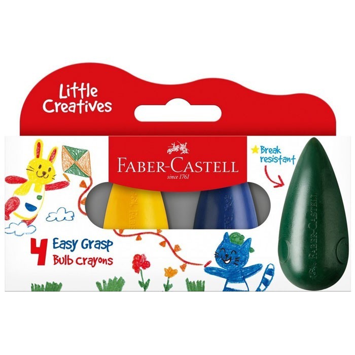 

fabercastell Easy grasp bulb crayons 4 warna