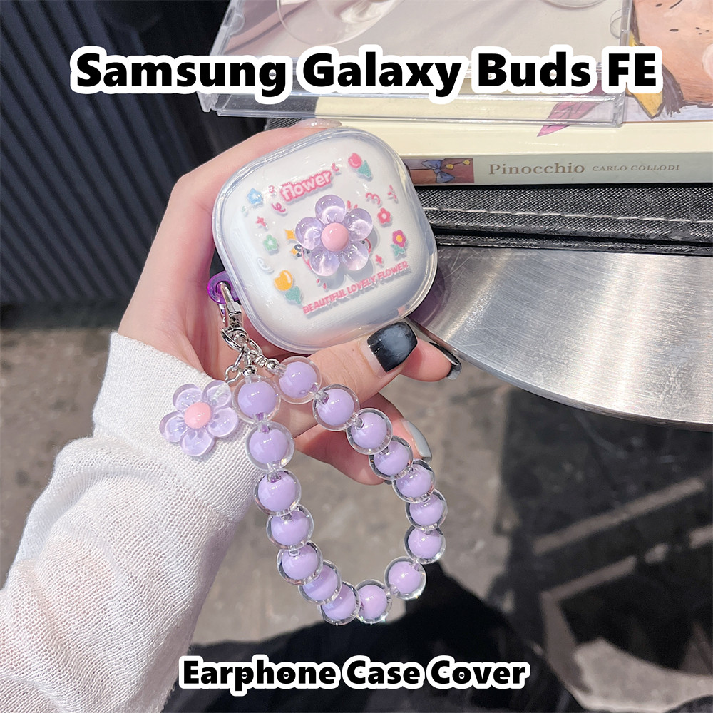 【Coco Case】Case Samsung Galaxy Buds FE Casing Kartun DIY Soft Silikon Kasus Telpon telinga