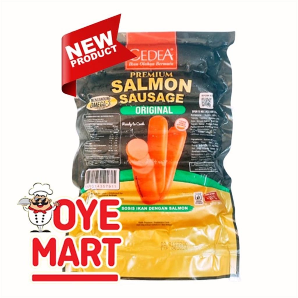 

CEDEA PREMIUM SALMON SAUSAGE 390GR SOSIS SALMON