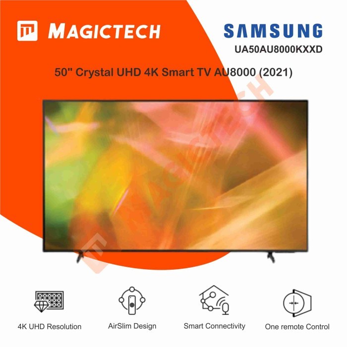 TV SAMSUNG 50 INCH 50" UA50AU8000 / 50AU8000 / AU8000 SMART TV 4K UHD