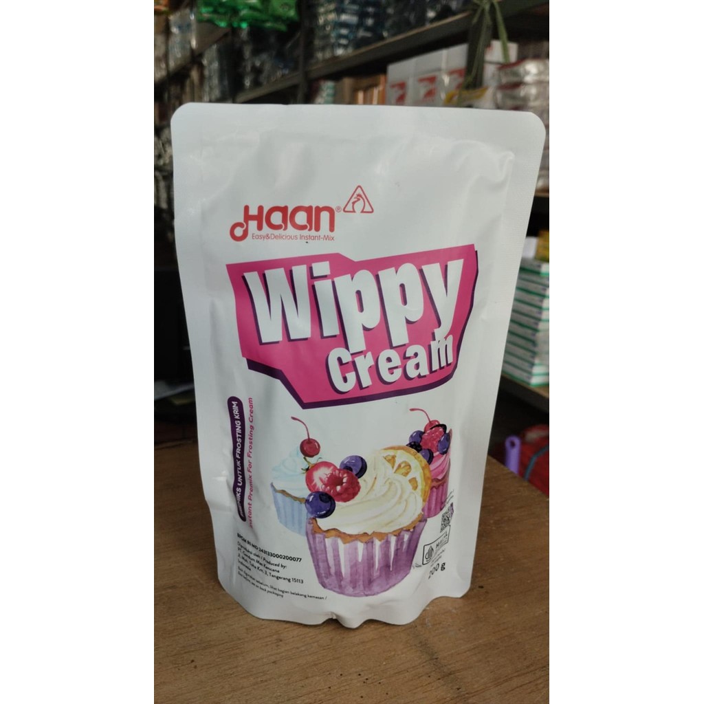 

HAAN WIPPY CREAM Wippi Cream Kemasan 200g