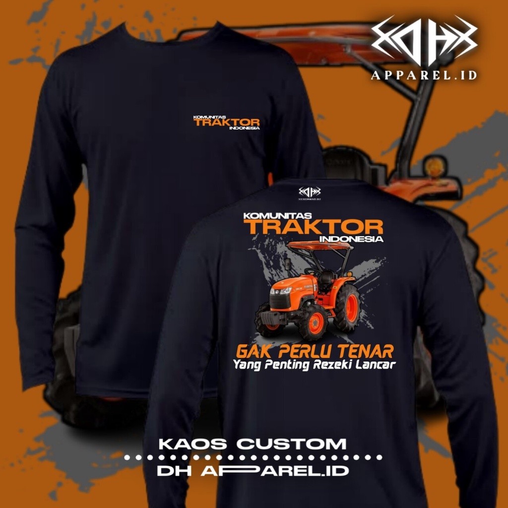 KAOS KOMUNITAS TRAKTOR INDONESIA // KUBOTA // GAK PERLU TENAR