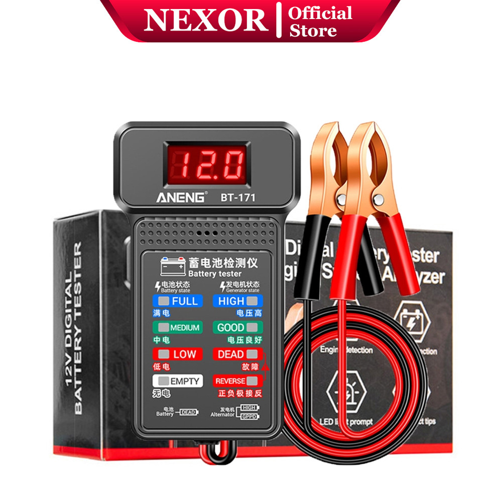 Nexor Aneng BT171 Penguji Baterai Mobil 12V Mobil Alat Pemindai Tes