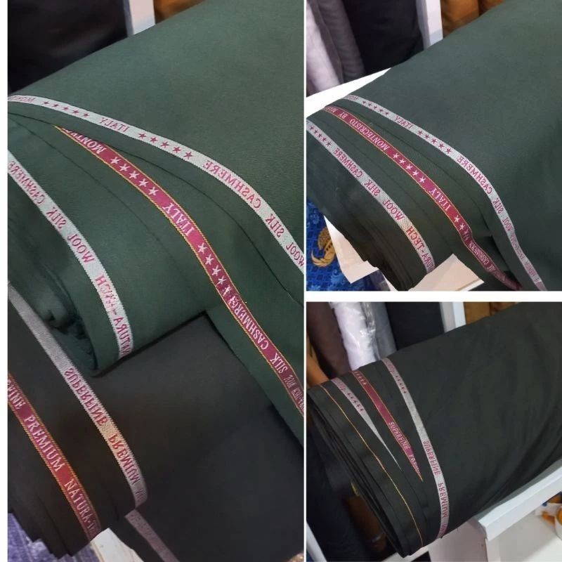 kain bahan setelan pdh/pdu TNI AD woll katun premium montecristo SNI