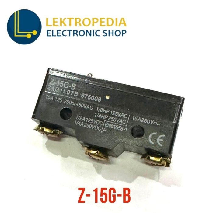 Limit Switch Z-15G-B Roda Micro microswitch knop kecil