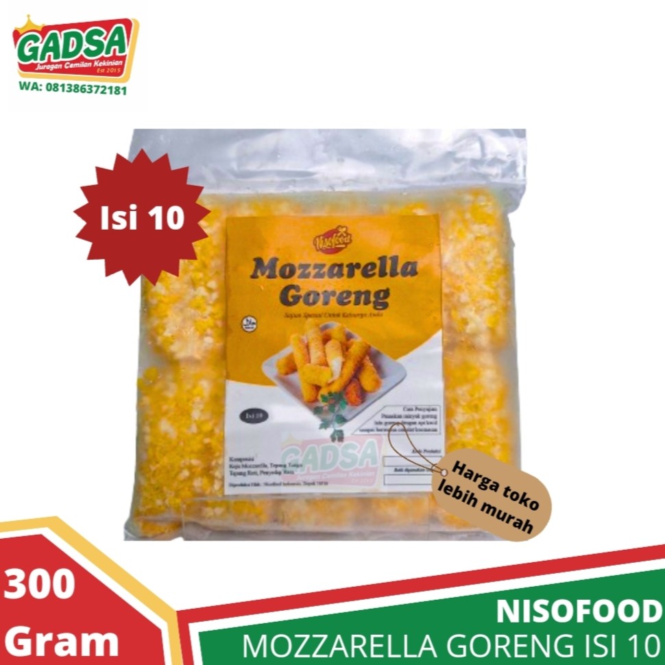 

Mozreng Mozarella Goreng Mozzarella isi 10