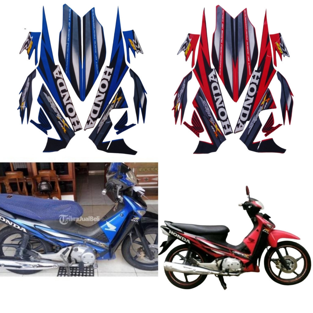 Striping Stiker Honda Supra X 125 R 2006 List Body Standar Motor Honda Supra X 125 R 2006