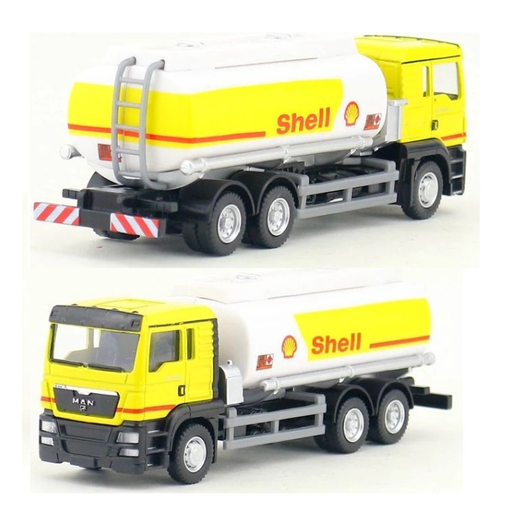 Diecast Miniatur RMZ City Man TGS Shell Oil Tanker Truck
