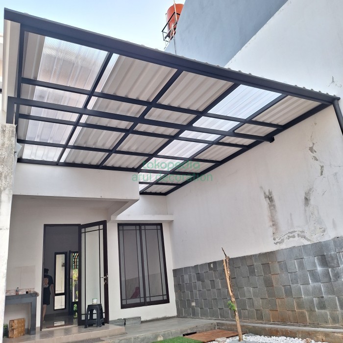 kanopi carport alderon/kanopi alderon twinlite/kanopi kombinasi