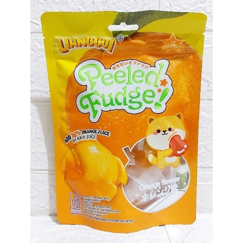 

[Makanan viral halal unik]HALAL LIANGGUI PEELED FUDGE 108gr/ LIANG GUI PERMEN LUNAK ANEKA RASA BUAH/ JERUK/ STROBERI/ JAGUNG/ MANGO/ MANGGA/ LIANGGUI
