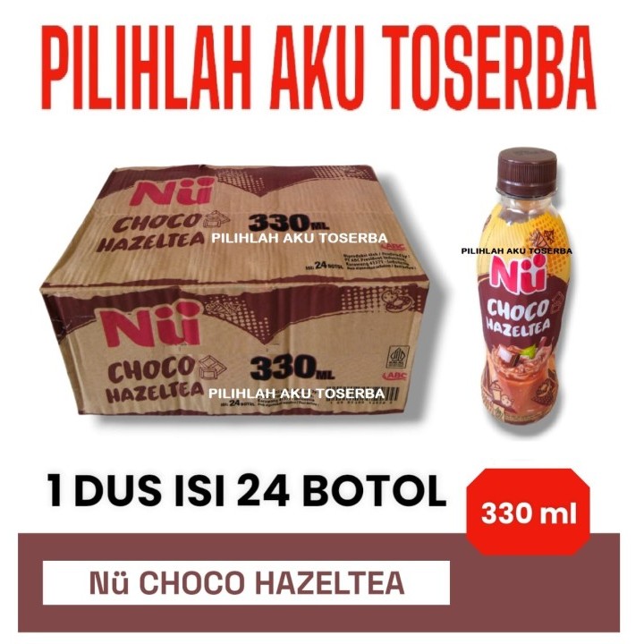 

NU CHOCO HAZELTEA 330 ml - ( HARGA 1 DUS ISI 24 btl )