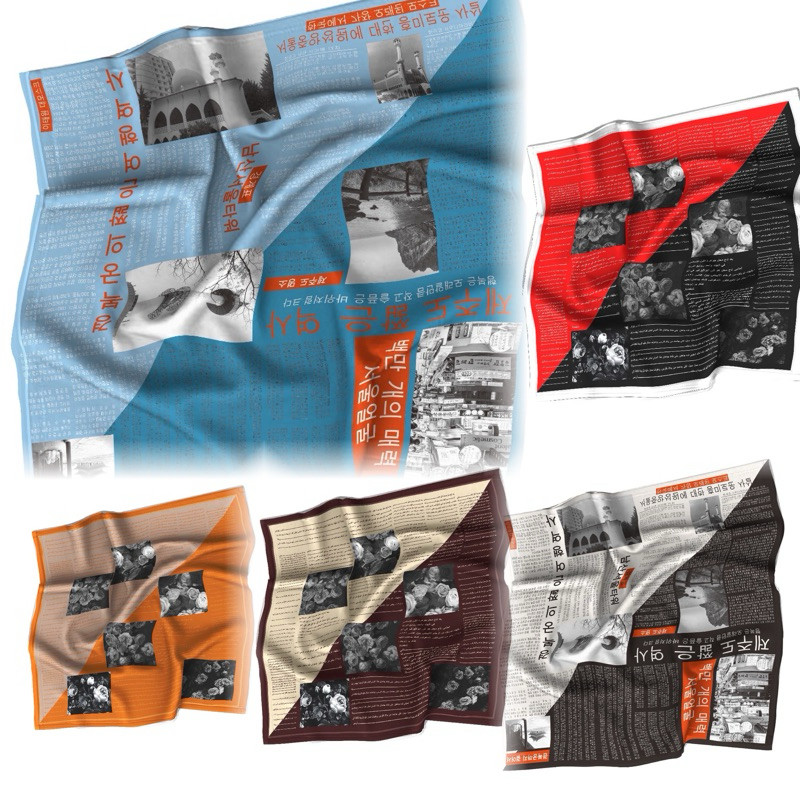 BOSS.hijab/ Kerudung segi empat voal motif KORAN ARABIAN/ KORAN KOREA digital printing sublime