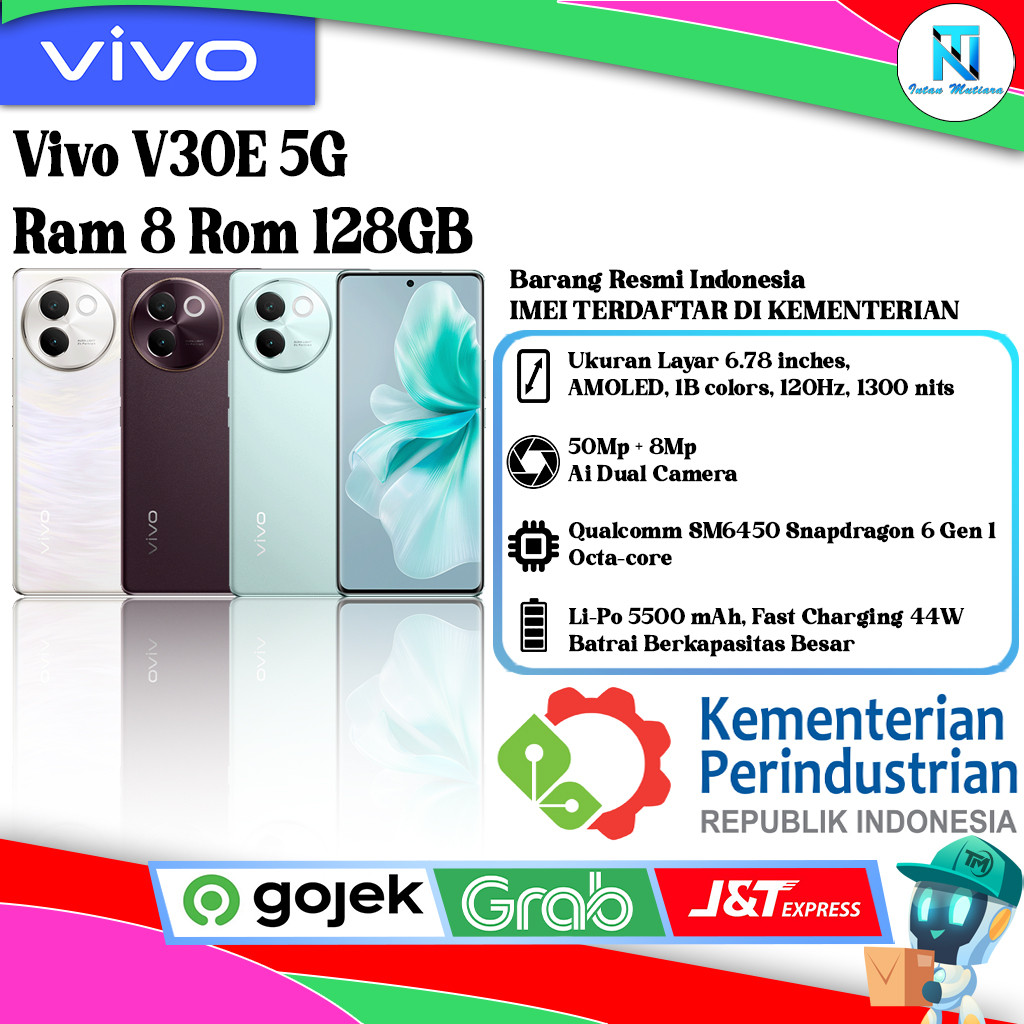 Vivo V30E Ram 8/128GB | Ram 8/256GB