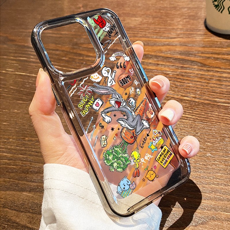 Trendy Brand Kartun Case Luar Negeri OPPO A60 A31 A8 A52 A72 A92 A53 A33 A78 5G A98 5G Fantasi Kasin