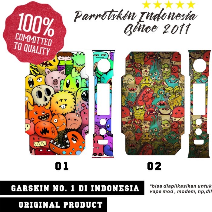 Garskin skin voopoo drag v2 mod doodle editon - free custom gambar By Urbanite store