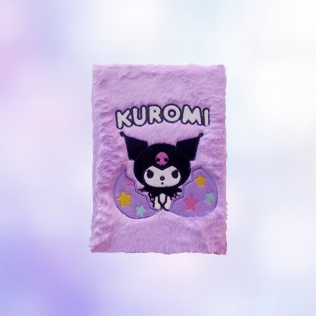 

mh Notebook Buku Bulu Sanrio Kuromi Buku Diary Jurnal Bulu A5 - NBU-075