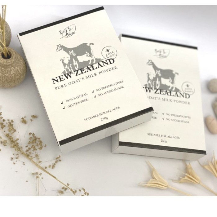 

AD Back to Basic New Zealand Goat Milk Powder susu kambing bubuk anjing