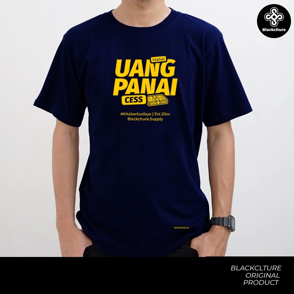 [PREMIUM] Blackclture Men Shirt Edisi Uang Panai / Kaos Makassar / Kaos Bugis / Kaos Pria / Distro M