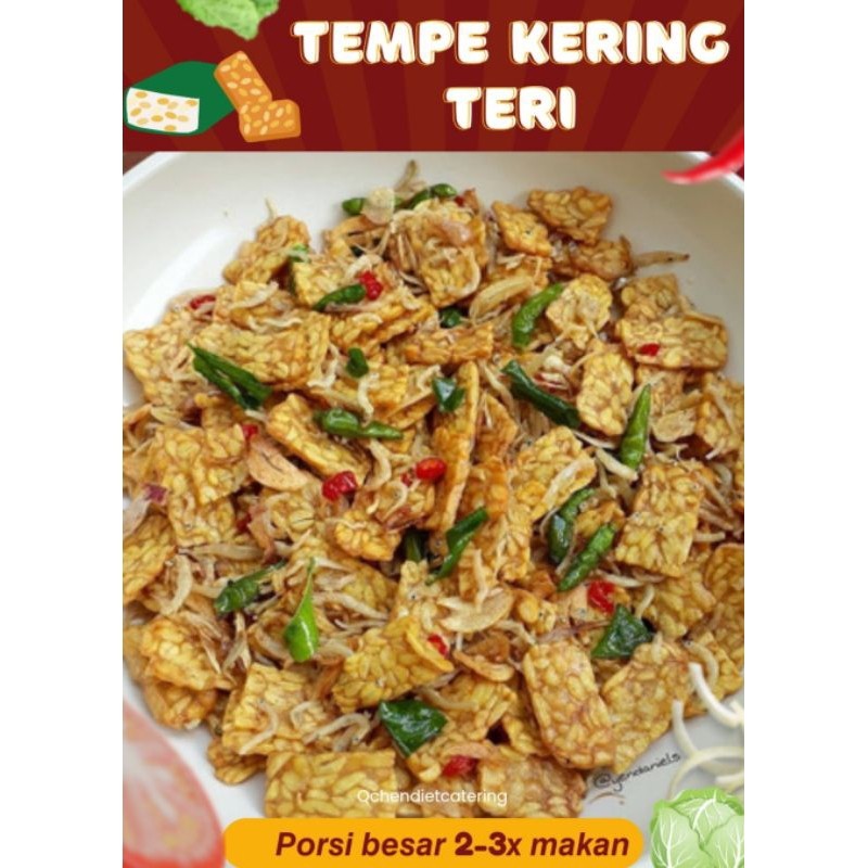 

MAKAN MENU RUMAHAN "TEMPE KERING TERI" (PORSI FAMILY 2-3x MAKAN)
