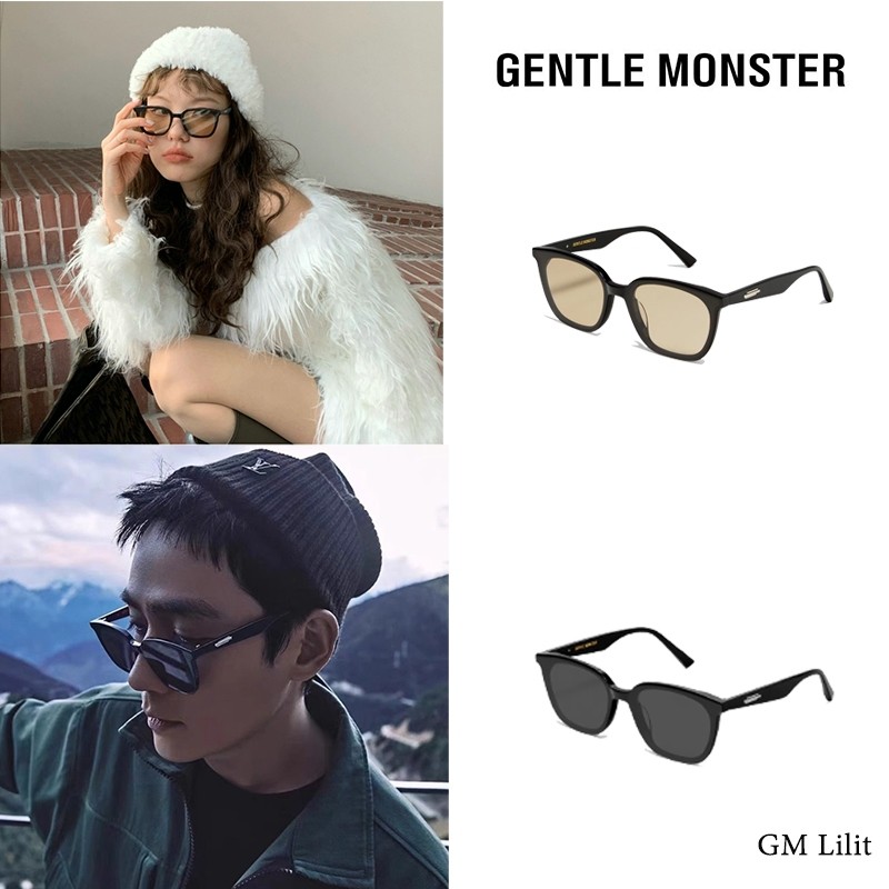 Gentle Monster lilit 01 (BR) Kính râm vuông chống nắng flatba UV