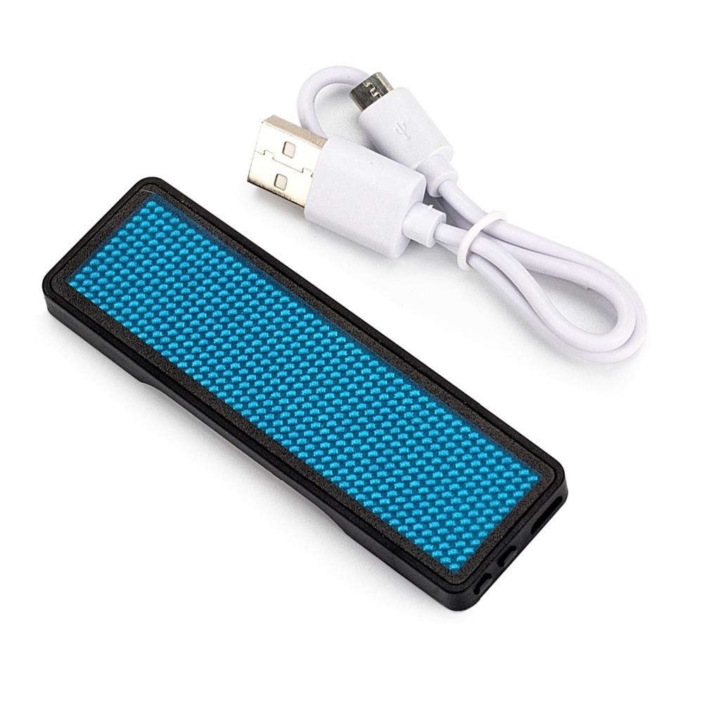 

Wireless Mobile APP Bluetooth LED LED Name Badge Digital Programmable Glowing Board Letters Scrolling Board for Event