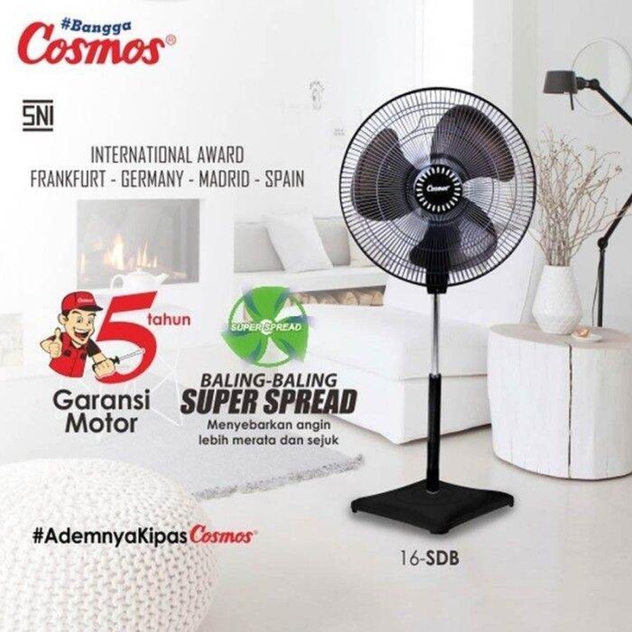 COSMOS - 16-SDB | kipas listrik | kipas angin listrik | kipas 16" | kipas 16 inch | kipas cosmos | k