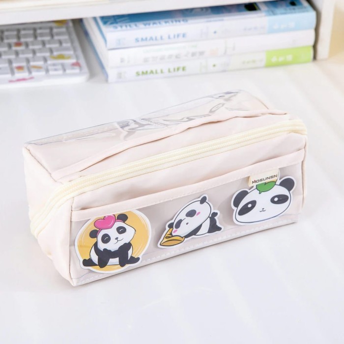 

Best[Promo] Tempat pensil aesthetic kawaii Pencil case terbaru kotak pensil besar - White C