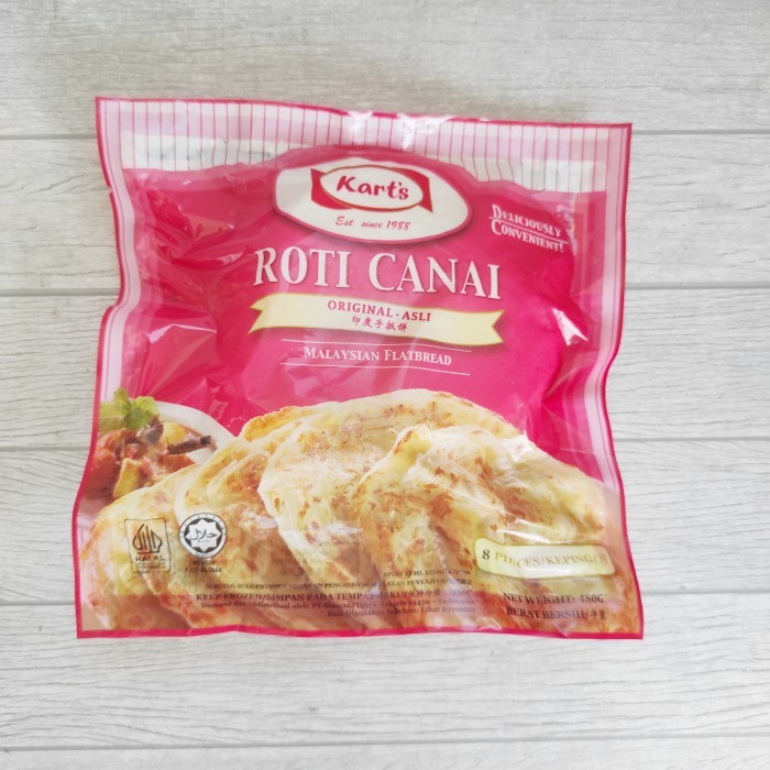 

Karts Roti Canai Original 10pcs Vegetarian Beku