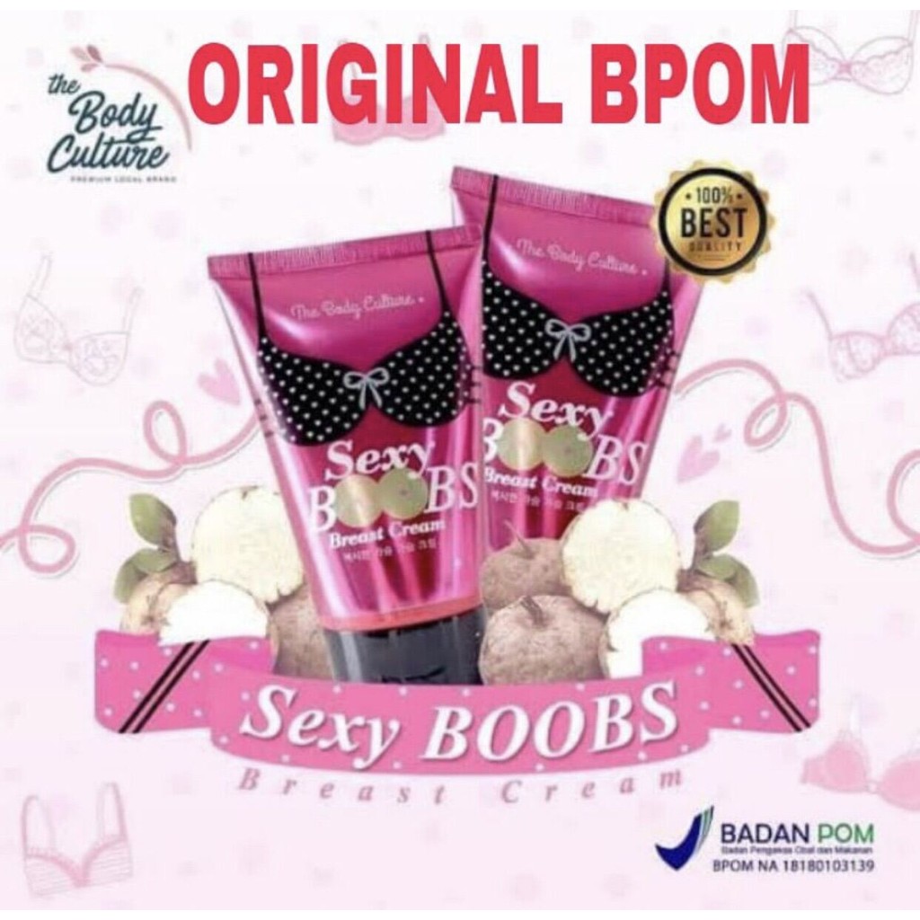 LAPAK GADIS SEXY BOOBS by BODY CULTURE ORIGINAL BPOM CREAM PAYUDARA Sexy Boob
