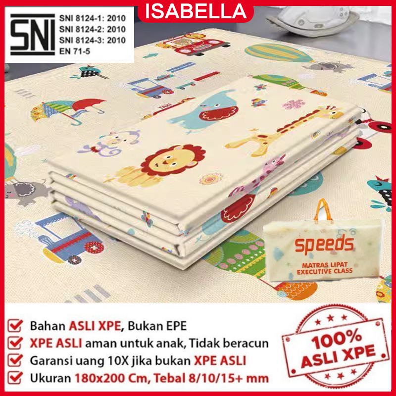 ISABELLA 42 Jenis Gaya 180x200cm Karpet anak / karpet Main Anak / Karpet Lipat Playmat Bayi 200x180c