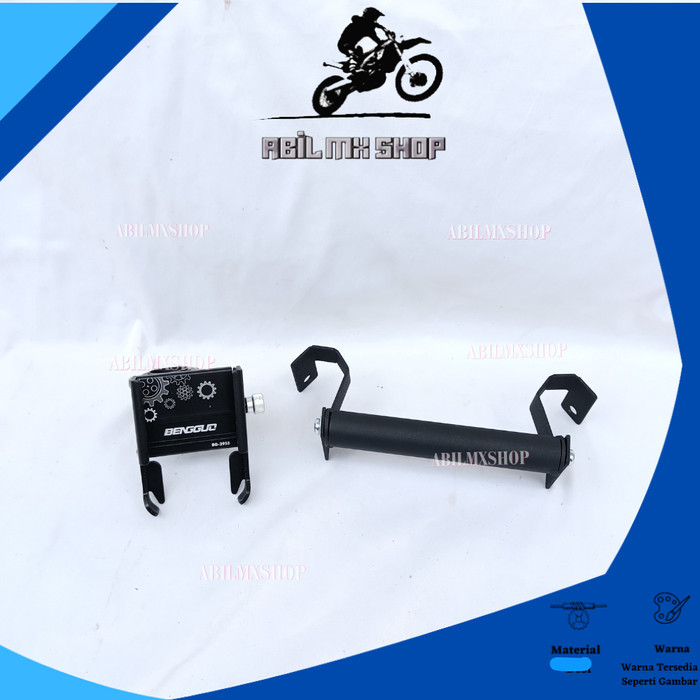 PAKET HOLDER GPS HP CBR 250 RR PHONE HOLDER BG ALUMUNIUM STANG MOTOR BRAKET BRACKET BREKET HOLDER HA