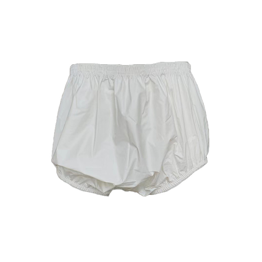 Adult Incontinence Plastic Diapers Pants   ABDL  PVC  Color White