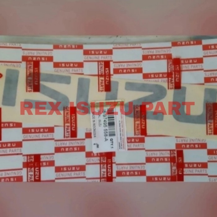 Decal stiker sticker bak tulisan Isuzu untuk TRAGA ORIGINAL