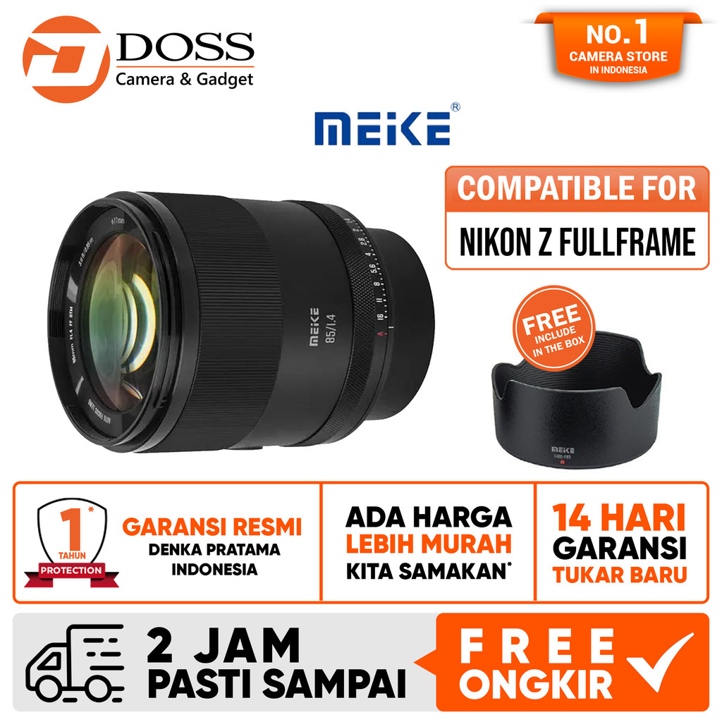 Meike AF 85mm f1.4 for Nikon Z Fullframe Lens Meike AF 85 mm f/1.4