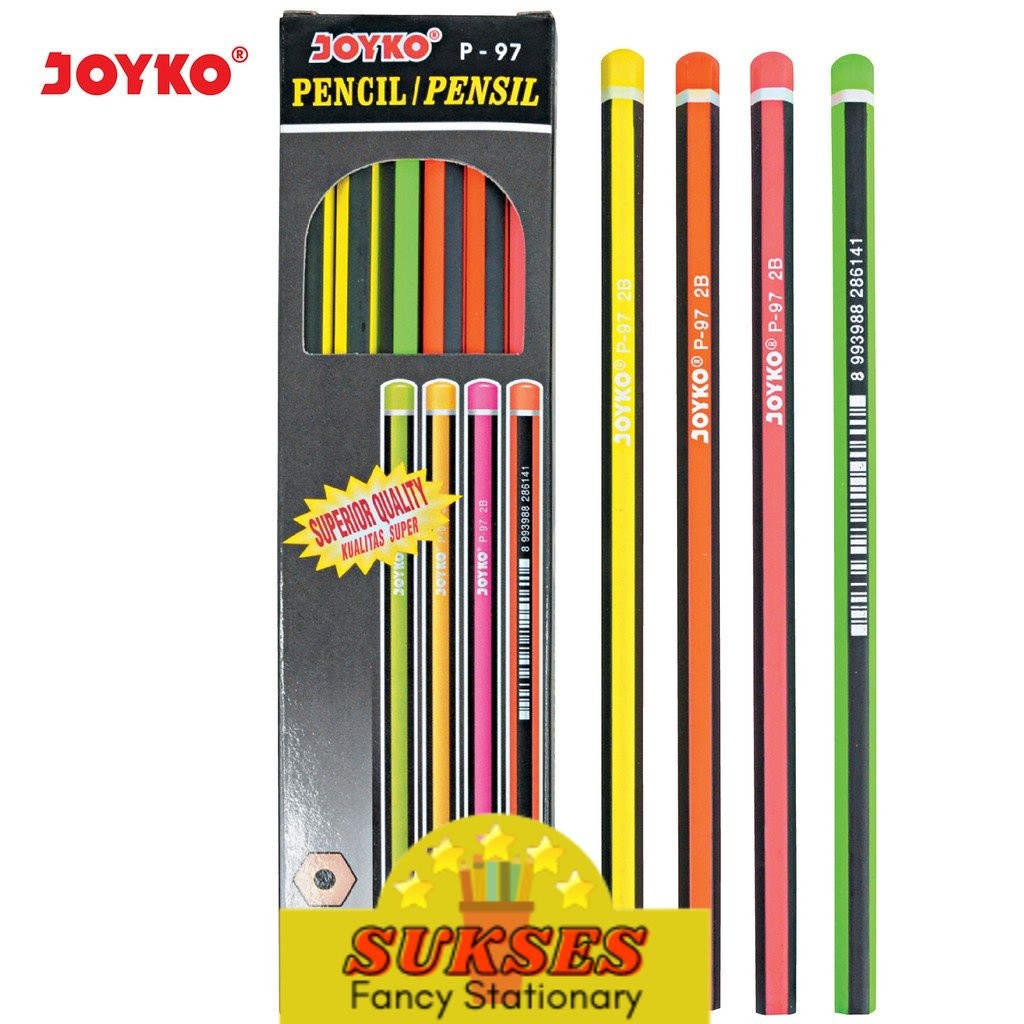 

Pencil / Pensil Joyko P-97 / 2B / 1 BOX 12 PCS