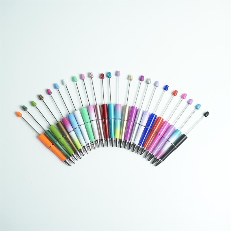 

14 Pens/Bag Beaded Ballpoint Pens, DIY Arts and Craft, Personalized, Customizable with Beads and Focals