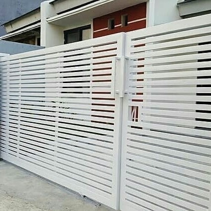 pagar minimalis holo galvanis