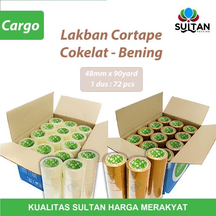 

TL LAKBAN CORTAPE 48MM 90YARD 1DUS/CARGO - Bening