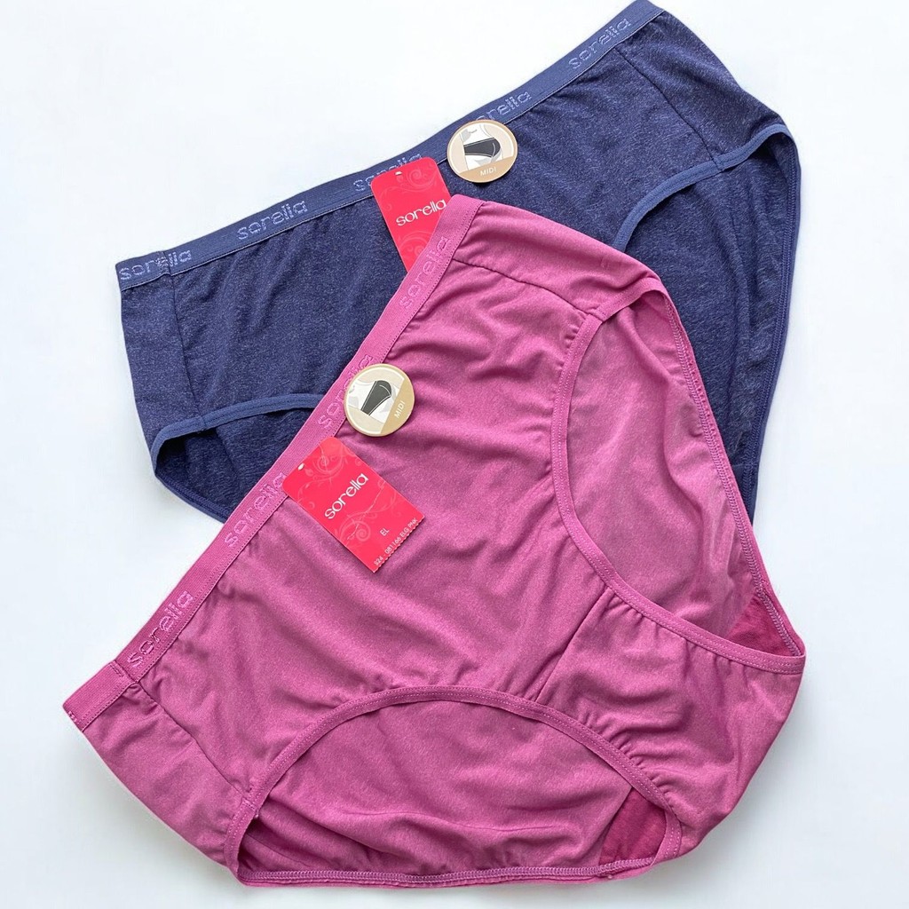 Celana Dalam / CD Wanita SORELLA 081166 - Size EL - Model Midi