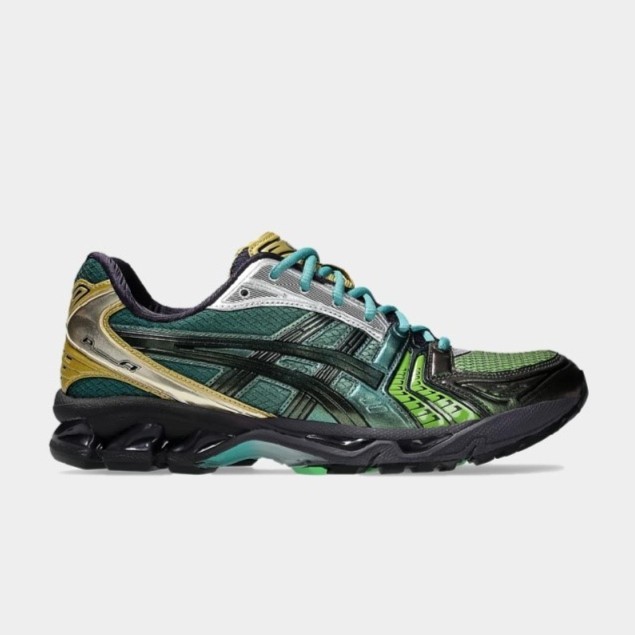 Sepatu Sneakers Pria Asics Gel-Kayano 14 x The P. Andrade Gradation Green Metal Green Original 1203A