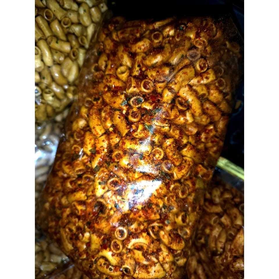 

MAKARONI BANTAT 500 GRAM EXTRA PEDAS DAUN JERUK